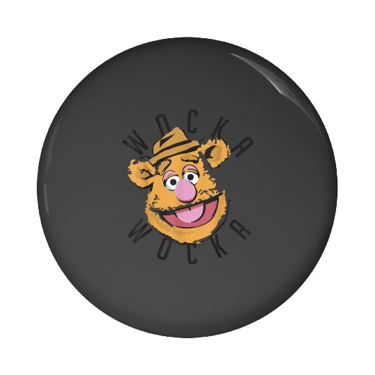 Disney The Muppets Fozzie Bear Wocka Wocka Big Face Pin Buttons