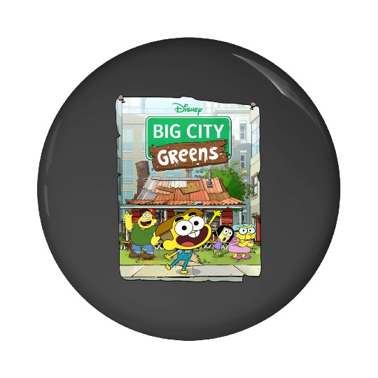 Disney Big City Greens Poster Cricket and Family Pin Buttons