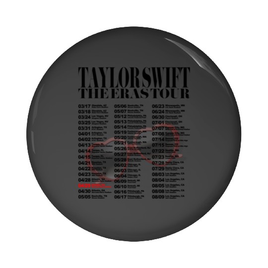 TayTay A Lot Eras Tour Double Sided Pin Buttons