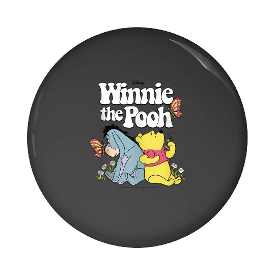 Disney Winnie The Pooh Retro Eeyore And Pooh Pin Buttons