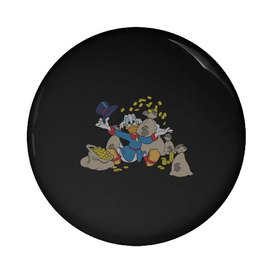Disney Ducktales Scrooge McDuck Coins Pin Buttons