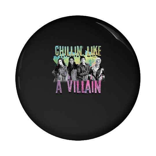 Disney Descendants Chillin Like A Villain 4213 Pin Buttons