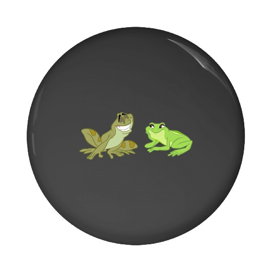 Disney The Princess and the Frog Tiana and Naveen Pin Buttons