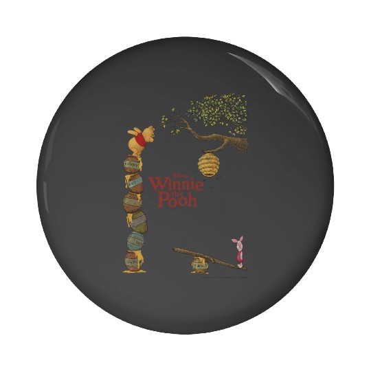 Disney Winnie The Pooh & Piglet Honey Pot Stack Pin Buttons