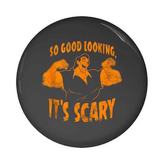 Disneyss Beauty And The Beast Gaston So Good Looking Halloween Pin Buttons