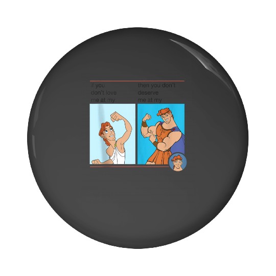 Disney Hercules Meme Portrait Grid Pin Buttons