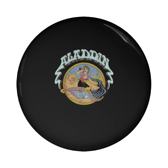 Disney Aladdin And Abu Magic Carpet Surfing Pin Buttons