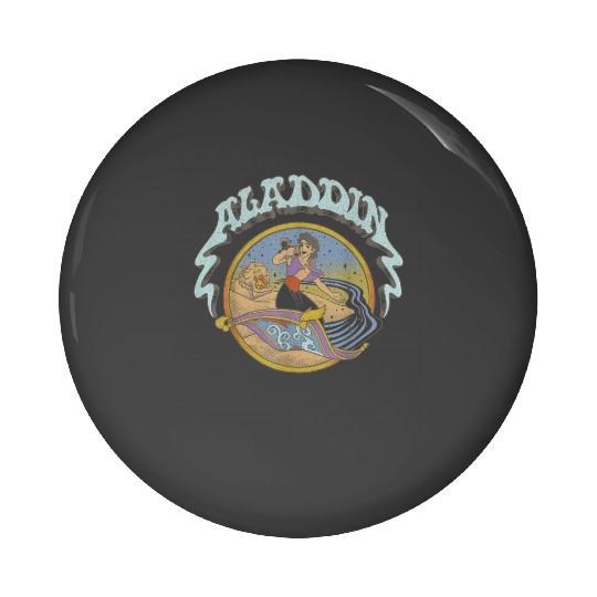 Disney Aladdin And Abu Magic Carpet Surfing Pin Buttons