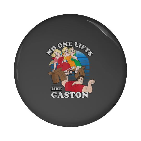 Disney Beauty And The Beast No One Lifts Like Gaston Pin Buttons