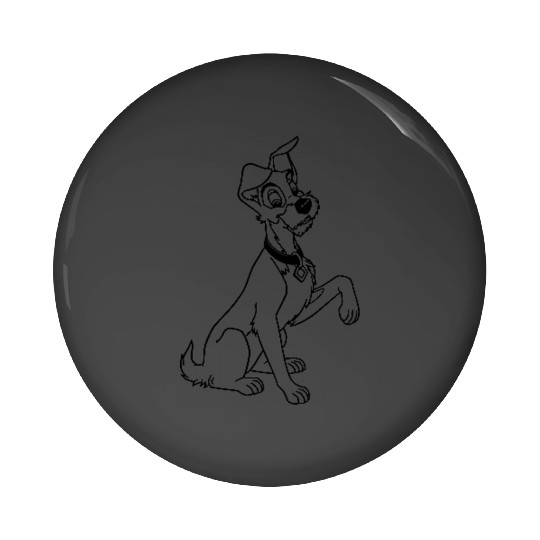 Disneyss Lady And The Tramp Left Chest Pocket Portrait Pin Buttons