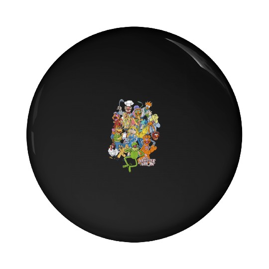 Disneyss The Muppets Main Characters Distressed Group Shot Pin Buttons