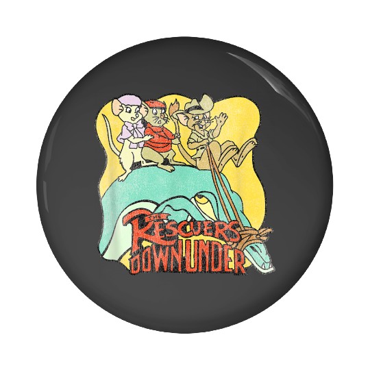 Disneyss The Rescuers Down Under Vintage Retro Lizard Ride Pin Buttons