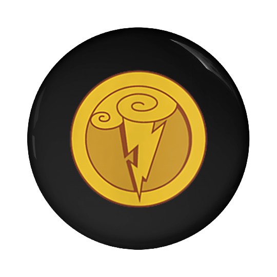 Disneyss Hercules Pocket Lightning Bolt Necklace Pin Buttons