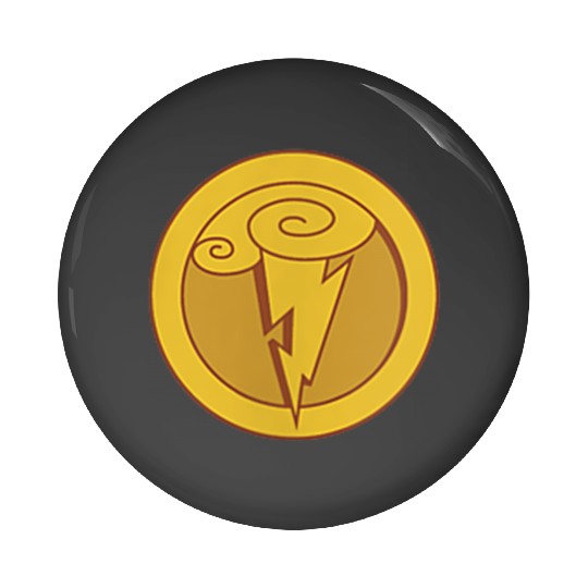 Disneyss Hercules Pocket Lightning Bolt Necklace Pin Buttons