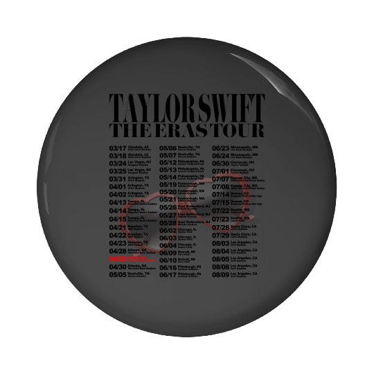 TayTay A Lot Eras Tour Double Sided Pin Buttons