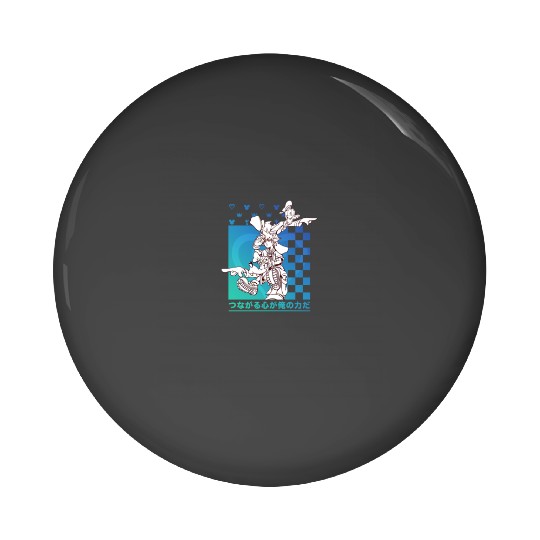 Disney Kingdom Hearts Sora Donald Goofy Kanji Checkerboard Pin Buttons