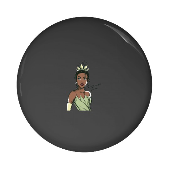 Disneyss The Princess The Frog Princess Tiana Sketch Pin Buttons