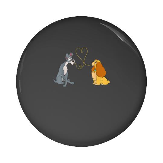Disney Lady and The Tramp Bella Notte Pin Buttons