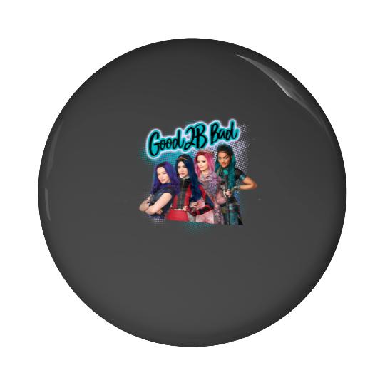 Disney The Descendants 3 Good 2B Bad Pin Buttons