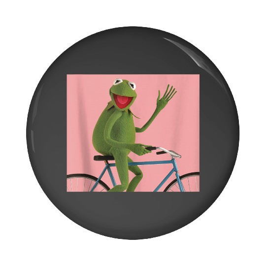 Disneyss The Muppets K the frog Bike Ride Pin Buttons