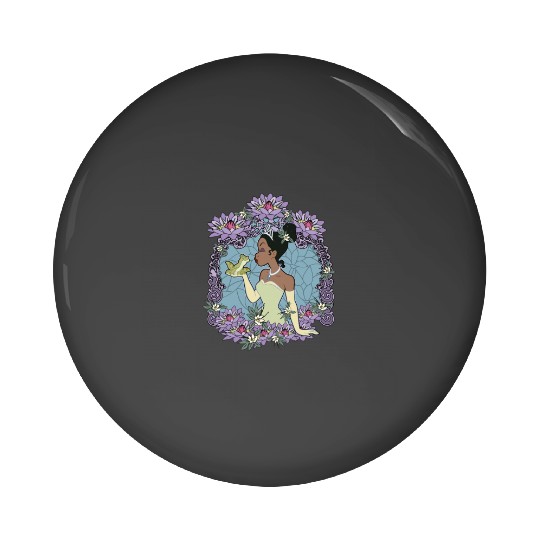 Disneyss Princess And The Frog Tiana Floral Frame Portrait Pin Buttons