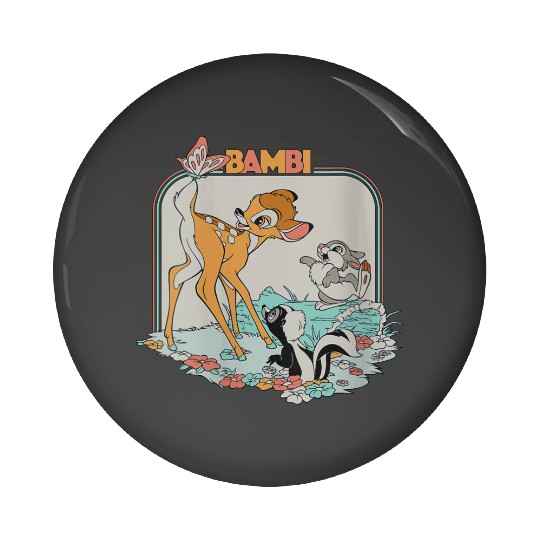 Disneyss Bambi Movie Retro Pin Buttons