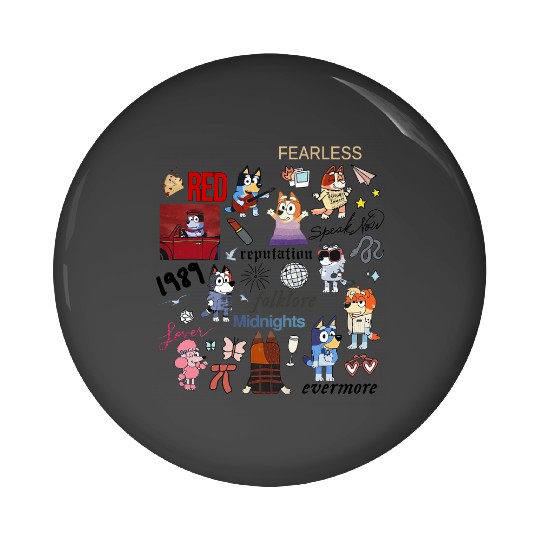 Discover The BlueyDad The Eras Tour. Pin Buttons | BlueyDad Swift Pin Buttons