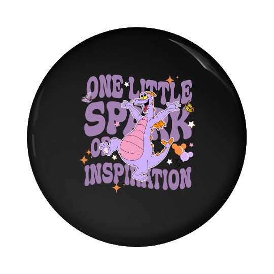 Disney Figment Pin Buttons, Figment Pin Buttons