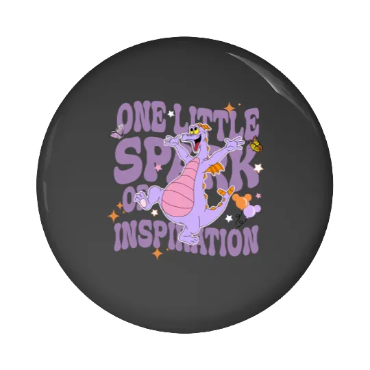 Disney Figment Pin Buttons, Figment Pin Buttons