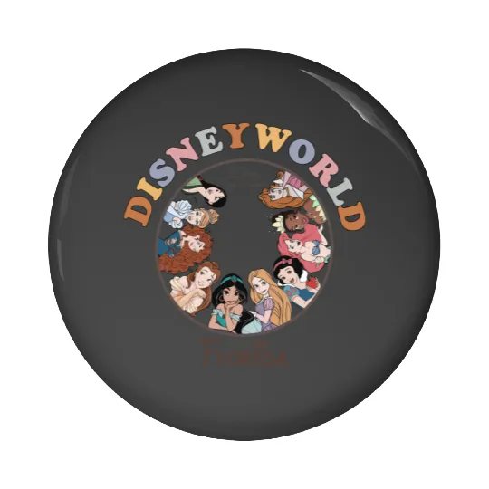 Disney Pin Buttons, Disney Princess Pin Buttons