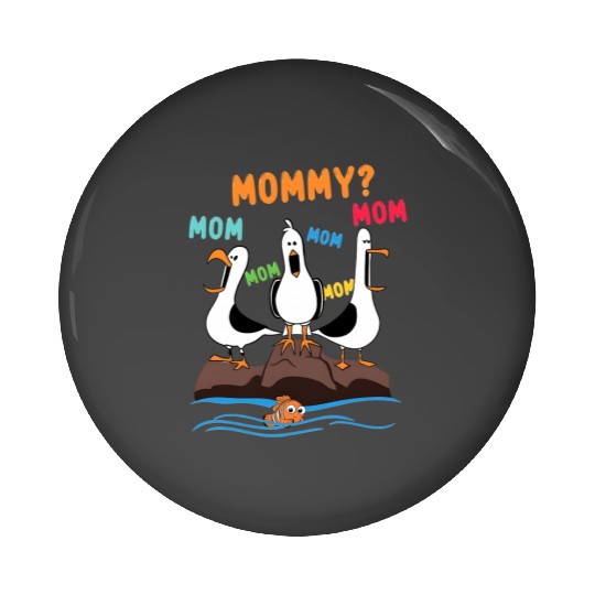 Disney Finding Nemo Seagull Mommy Mom Pin Buttons