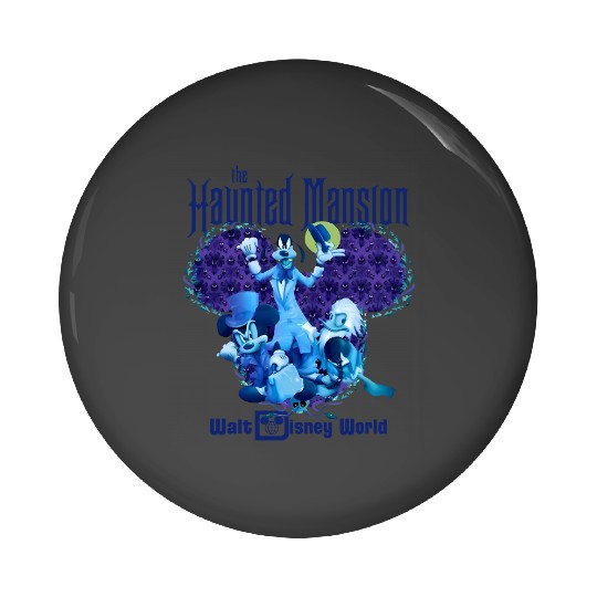 Haunted Mansion Pin Buttons, Foolish Mortal Pin Buttons, Disney Halloween Matching Pin Buttons