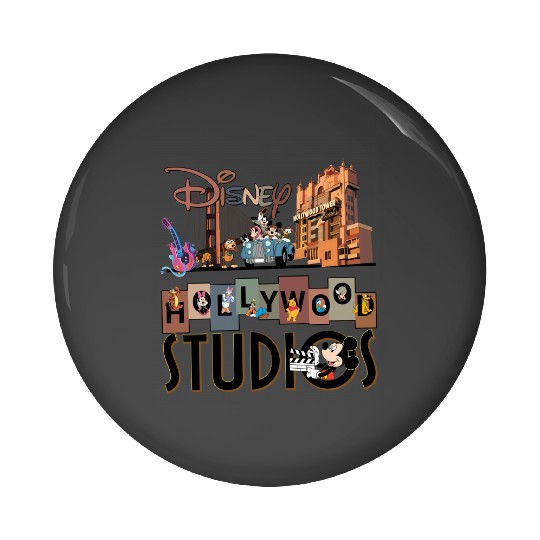 Vintage Disney Hollywood Studios Pin Buttons