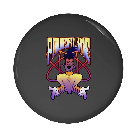 Disney Men's Goofy Movie, a Powerline Jam Pin Buttons