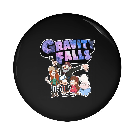 Disney Gravity Falls Characters Group Pin Buttons, Magic Kingdom Pin Buttons