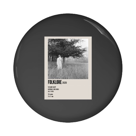 Discover Taylor Folklore Album Pin Buttons