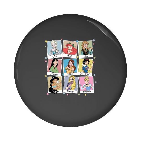 Retro Disney Princess Pin Buttons, Princess Pin Buttons, Disney Princess, Disney Trip Pin Buttons, Vintage Disney Princess