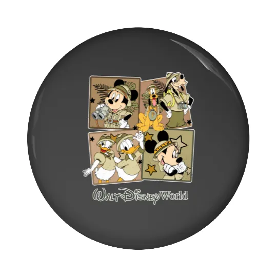 Disney Animal Kingdom Pin Buttons, Mickey Animal Kingdom Pin Buttons, Animal Kingdom Family Matching Pin Buttons