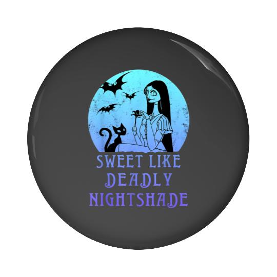Disney Nightmare Before Christmas Sally Sweet Like Deadly Pin Buttons, Disneyland Spooky Season