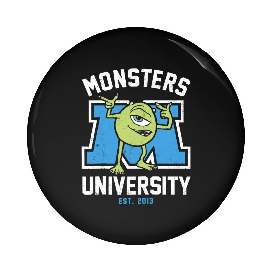 Monsters Inc Wazowski Pin Buttons, Disney Monsters Pin Buttons