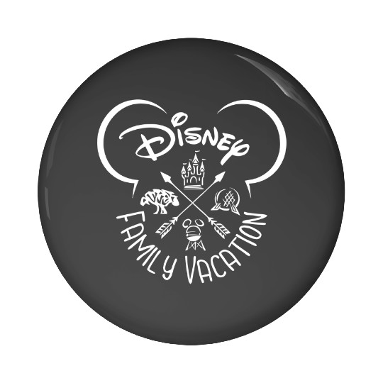 Disney Family Vacation Pin Buttons, Disney Castle Pin Buttons, Disney Trip Pin Buttons