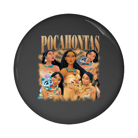 Disney Pocahontas Princess Homage Pin Buttons, Disney Princess