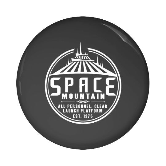 Space Mountain Pin Buttons, Disney Mountains, Disney Pin Buttons for Family Vacation