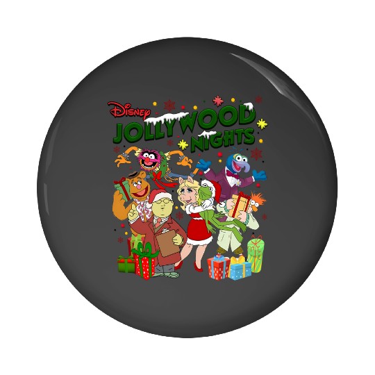 Disney The Muppets Show Jollywood Nights Christmas Retro Pin Buttons