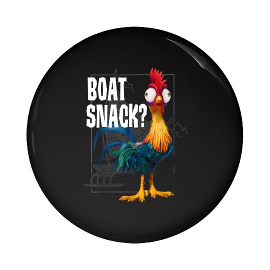 Disney Moana Hei Hei Boat Snack Pin Buttons