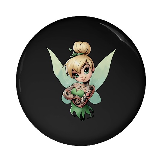 Tinkerbell Pin Buttons, Peter Pan, Disney Princess, Disney Pin Buttons