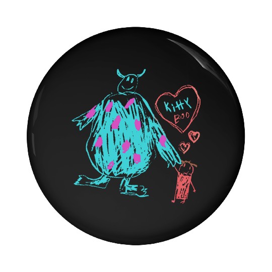 Discover Disney and Pixars Monsters, Inc. Sulley Kitty and Boo Pin Buttons