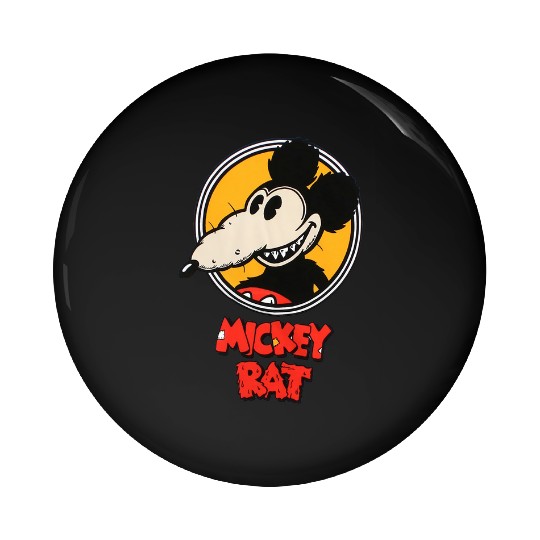 Mickey Rat Essential Pin Buttons, Retro Disney Mickey Mouse Pin Buttons, Vintage Disney Pin Buttons