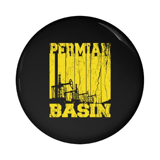 Permian Basin Oilfield Rigger Driller Distressed Pin Buttons