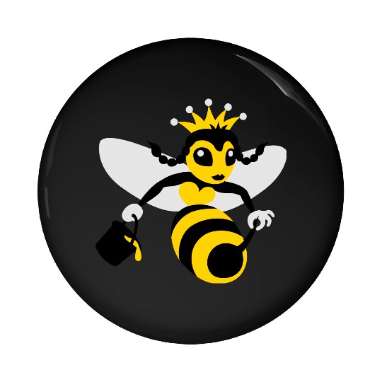 Queen Bee Pin Buttons